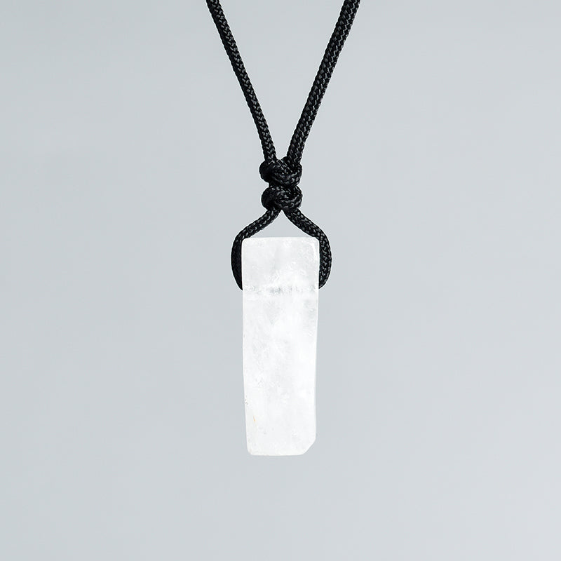 Crystal bar pendant(drill through)