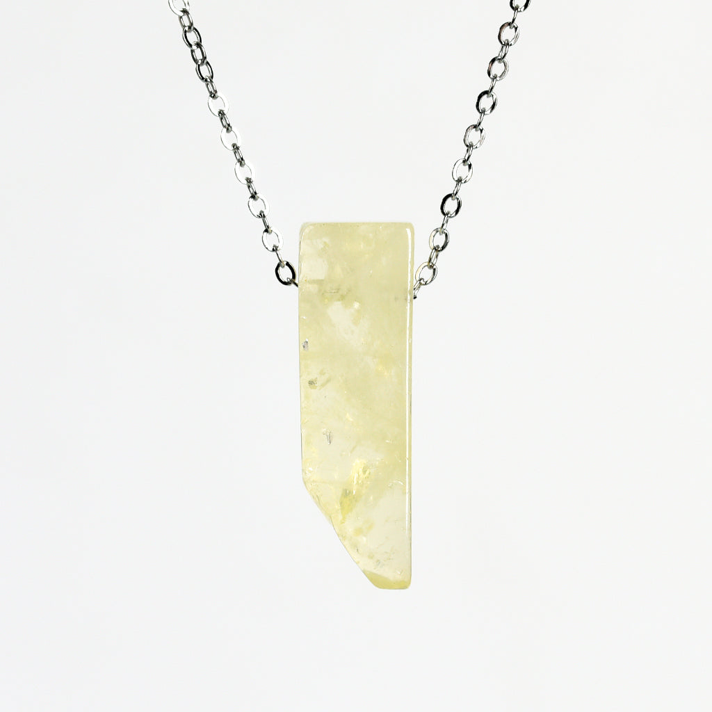 Crystal bar pendant(drill through)