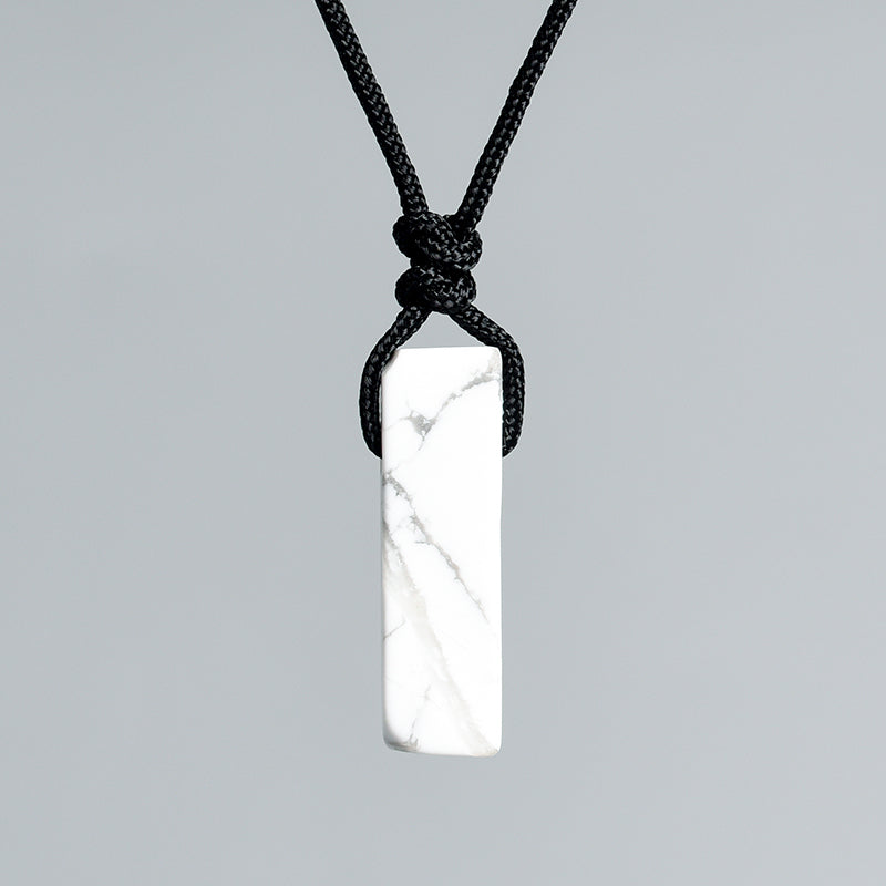 Crystal bar pendant(drill through)