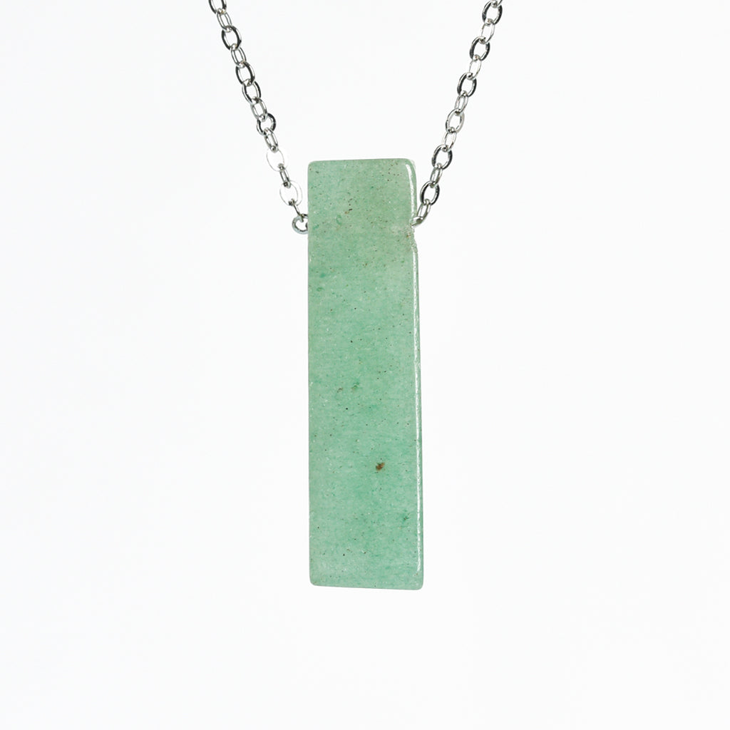 Crystal bar pendant(drill through)