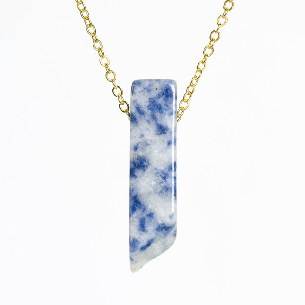 Crystal bar pendant(drill through)