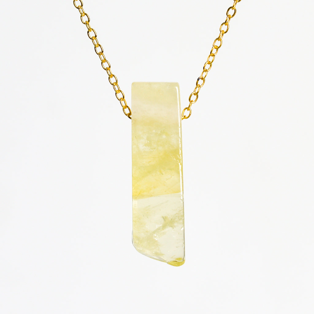 Crystal bar pendant(drill through)