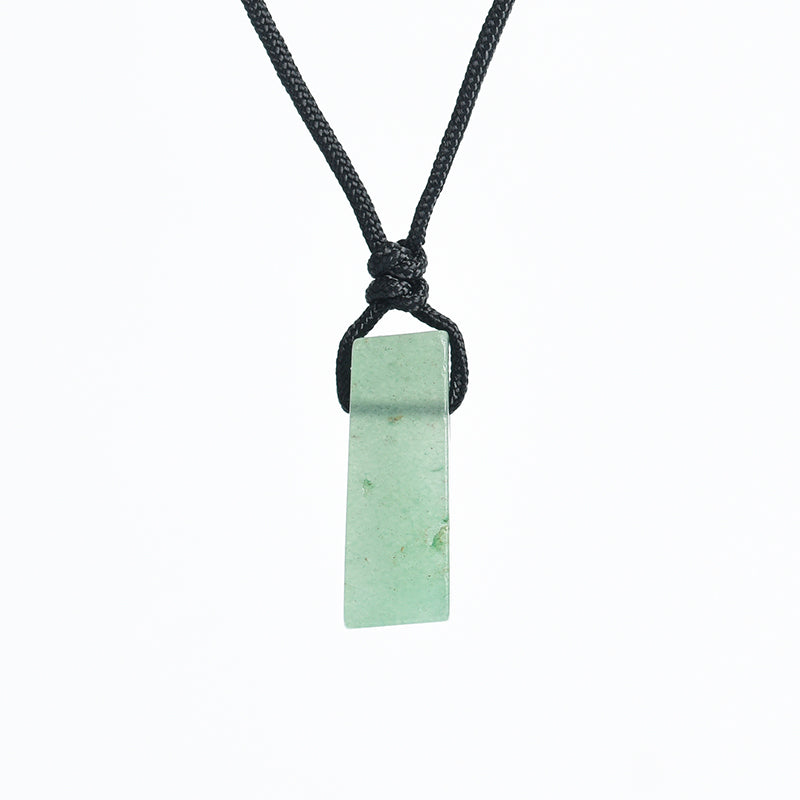 Crystal bar pendant(drill through)