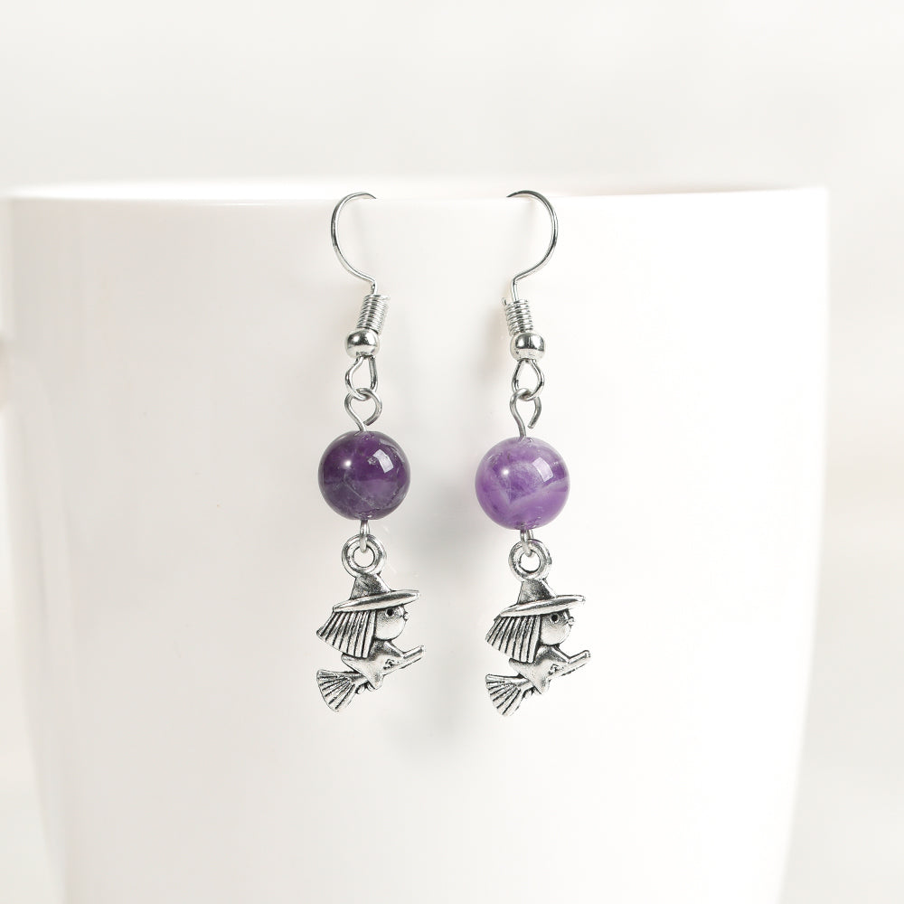 Halloween beads earrings