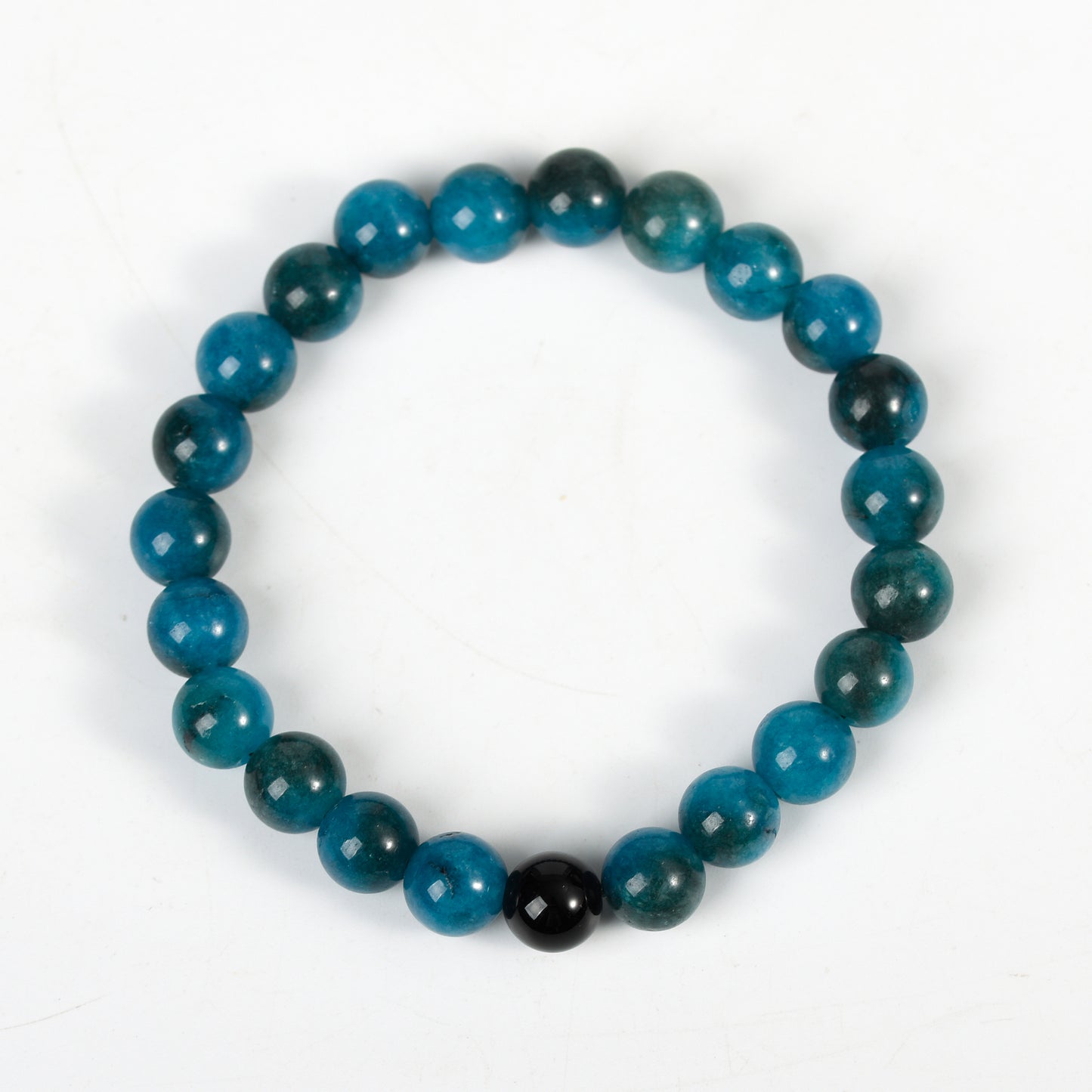 Black obsidian added bracelet