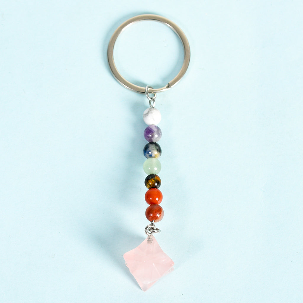 Merkaba keychain(seven chakras)